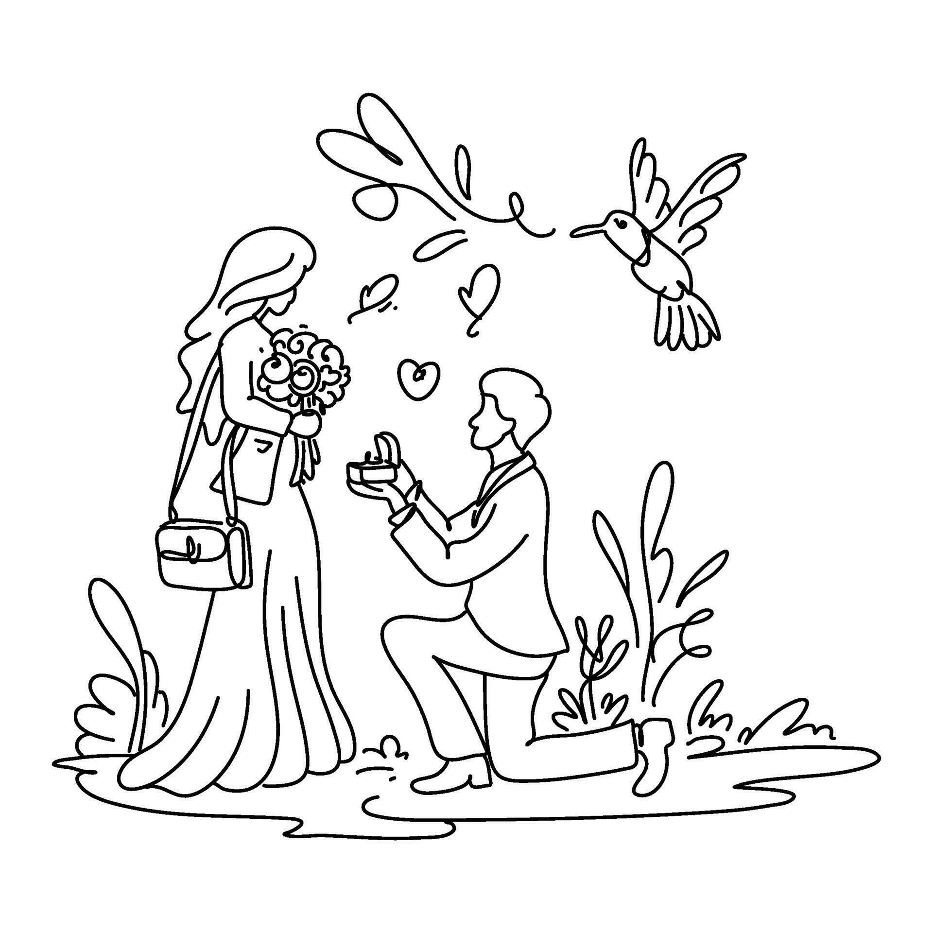 Giving flowers